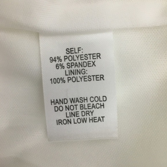 Lulus white shirt sleeve tunic w/ zipper. Sz Small - Picture 7 of 7